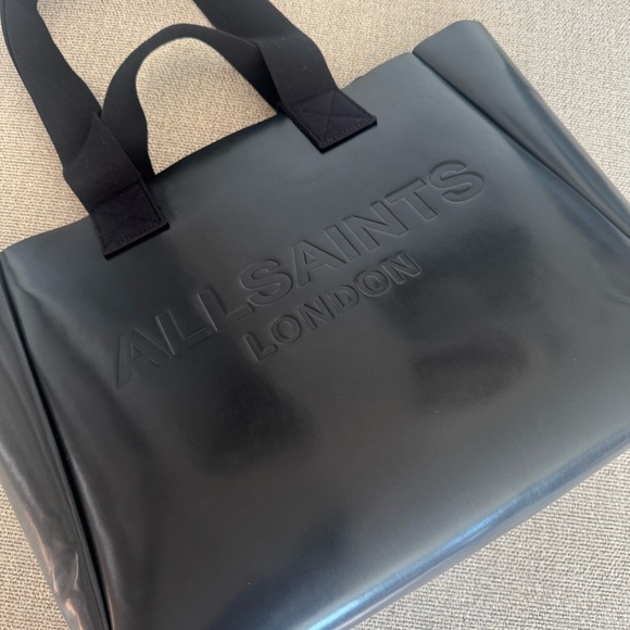 New ALLSAINTS Izzy LeatherTote Bag - Picture 9 of 10